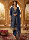 Bs 149 Jacard Weaving Work Kurti With Bottom Dupatta